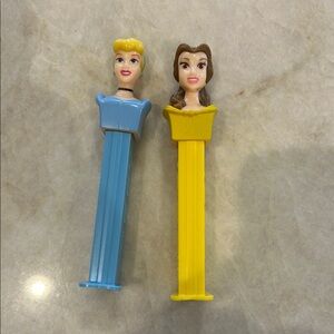 Disney princess PEZ dispensers (Belle & Cinderella)